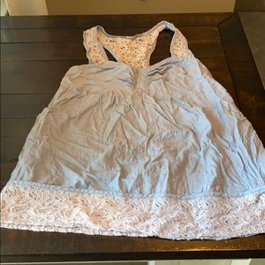 Charlotte Russe light blue tank top
